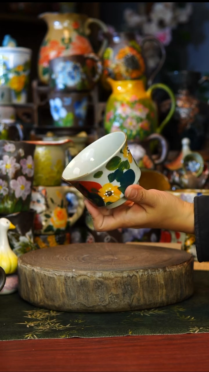 陶瓷15景德镇手工手绘釉下彩