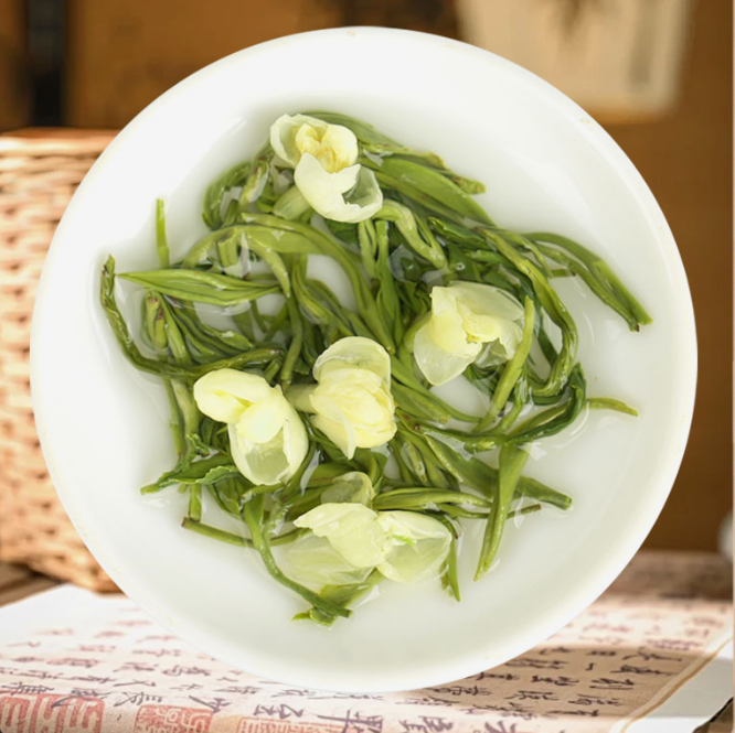 【买半斤送半斤】2025新茶精选茉莉飘雪茉莉花茶茶叶冷泡喝茉莉银针