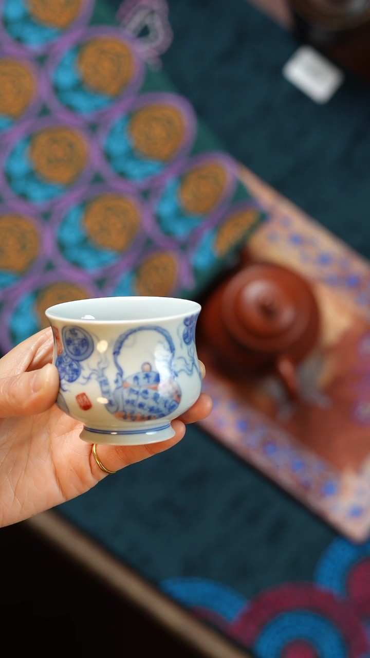 【闪购商品】摆件吸财纳福杯子           