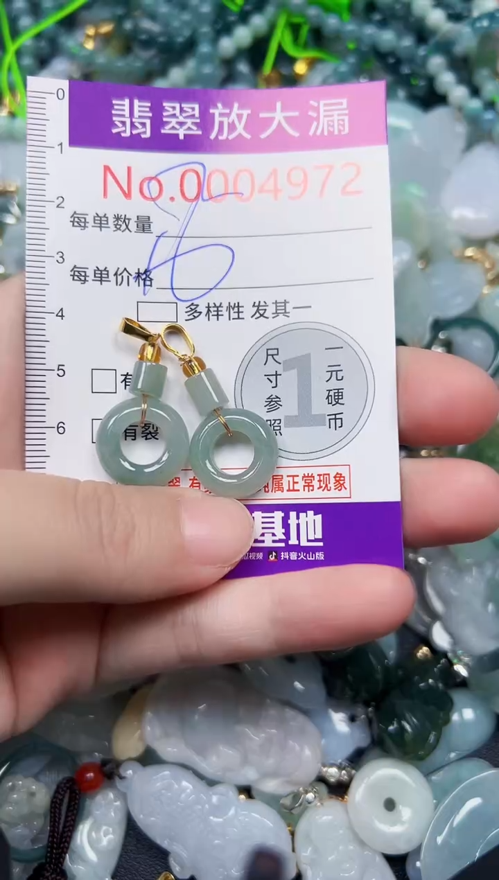 颈饰未镶嵌翡翠4972