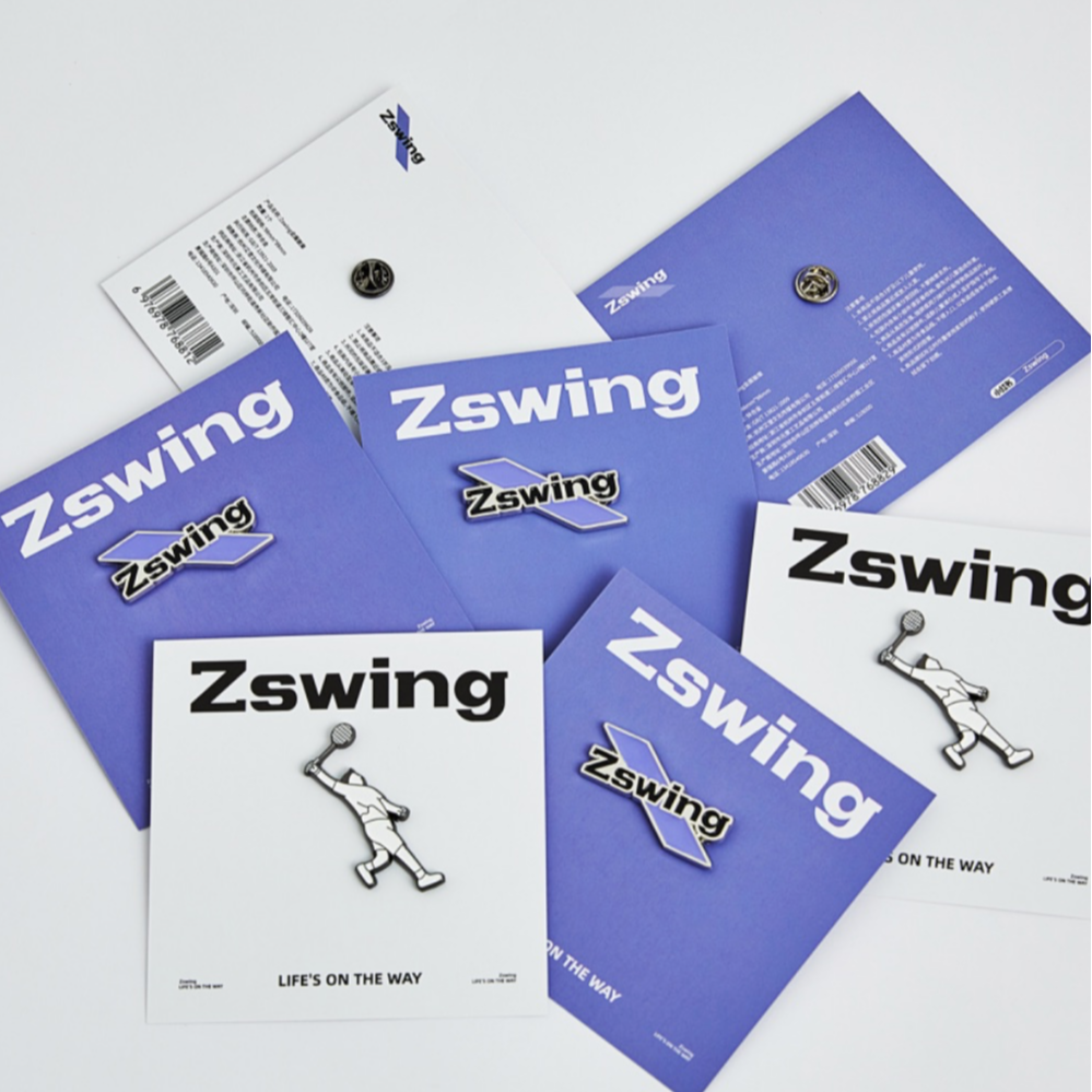  Zswing经典后仰金属徽章配饰