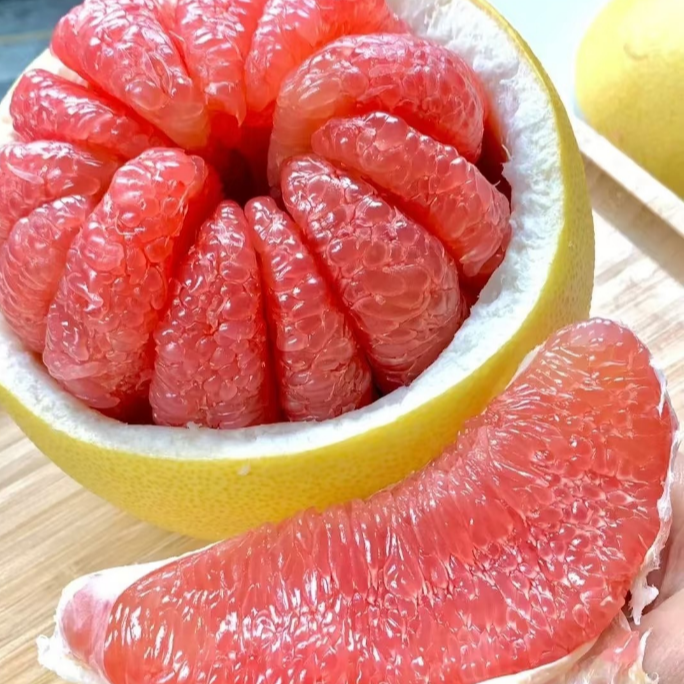 【三红柚】红心三红蜜柚新鲜采摘皮薄鲜甜多汁福建省