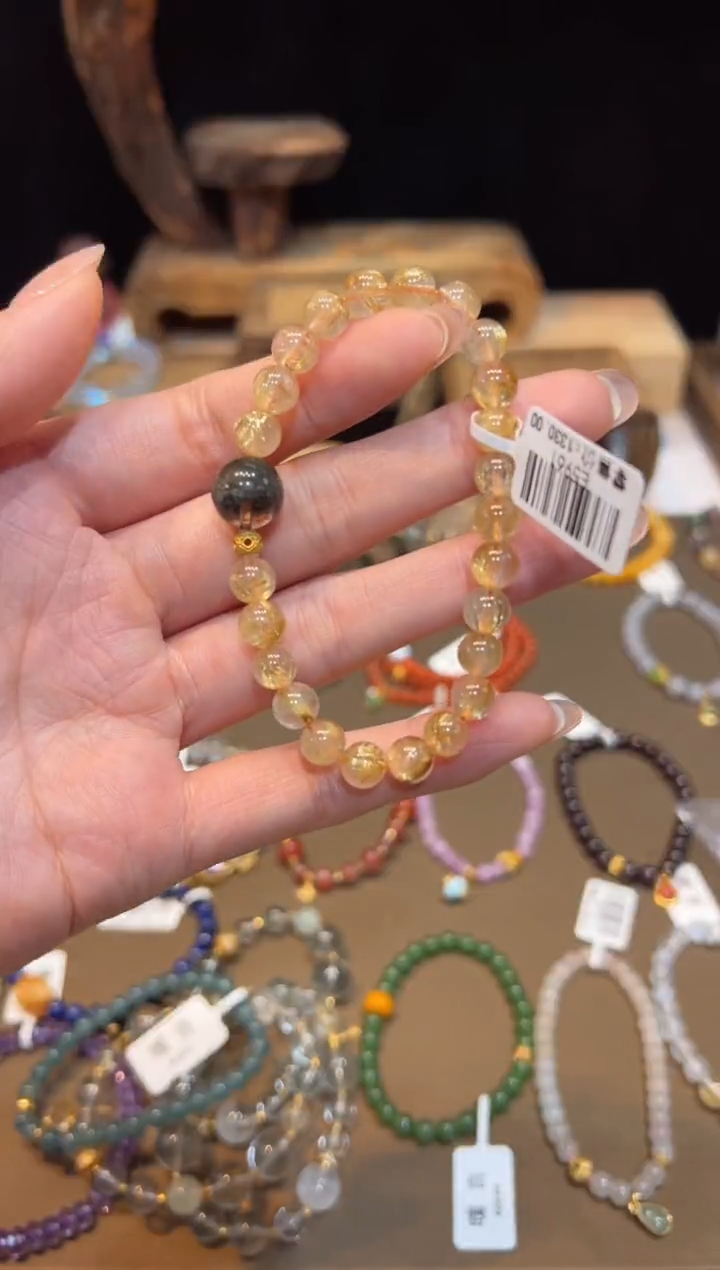 水晶手链未镶嵌手饰@@E5961