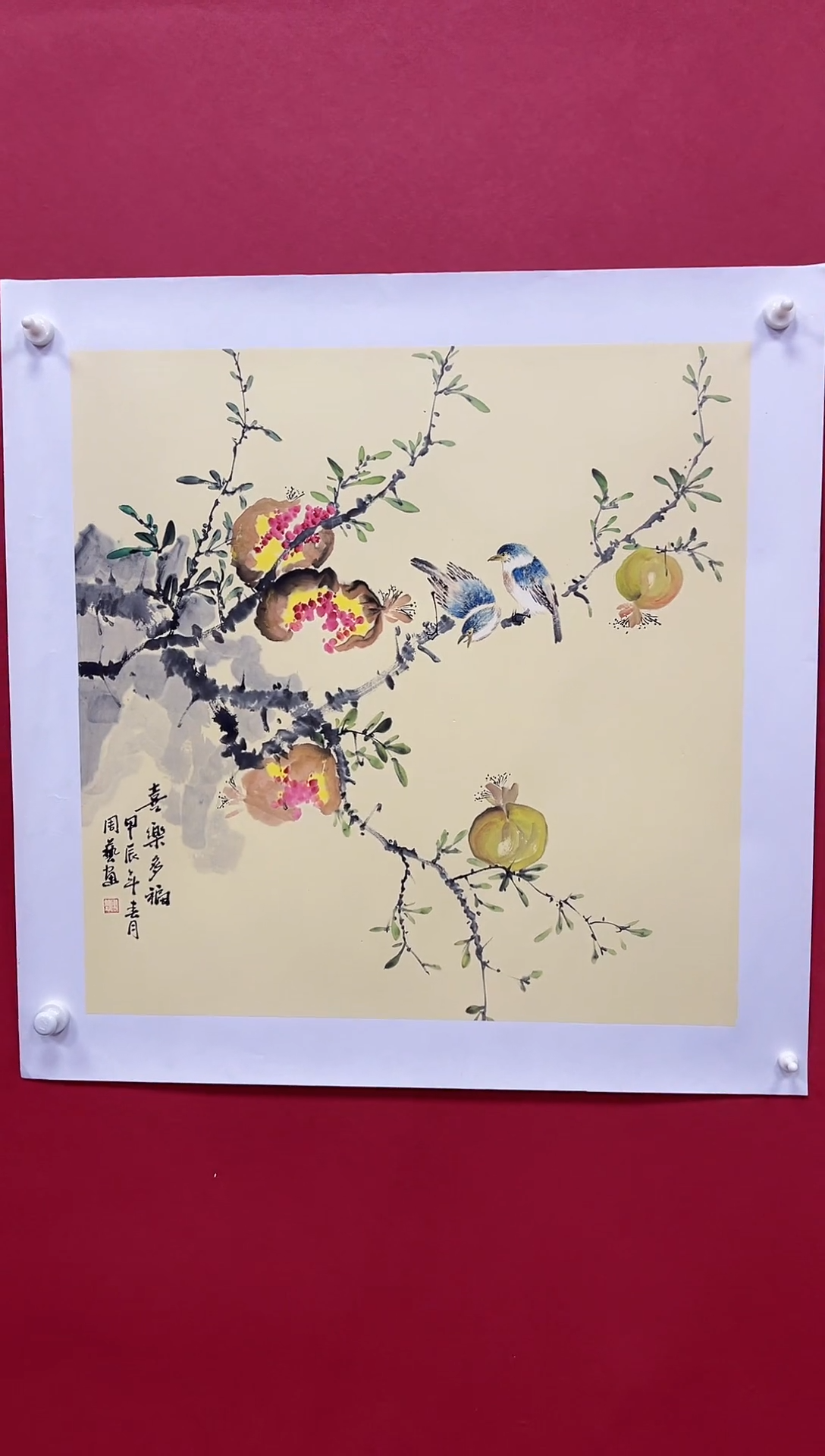 国画国画作品 宣纸纯手绘