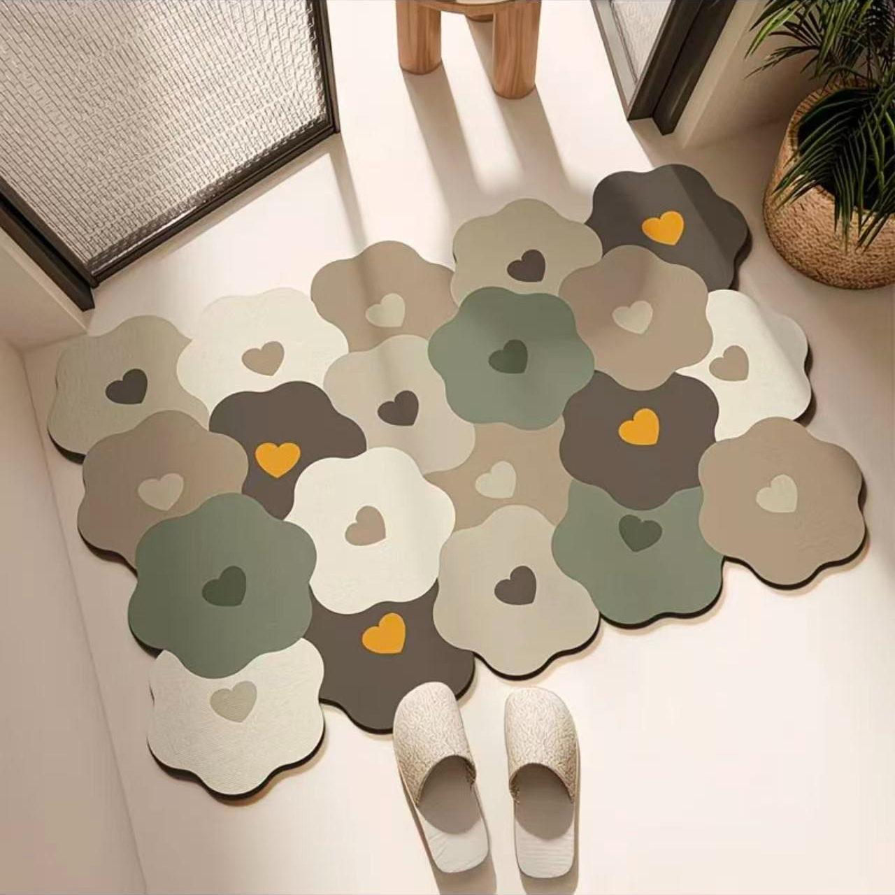 全新硅藻泥地垫桌垫沥水垫吸水吸油防滑