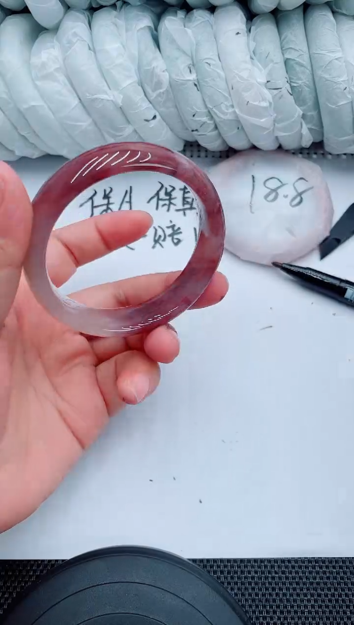 石英质玉手镯未镶嵌A108-56-57