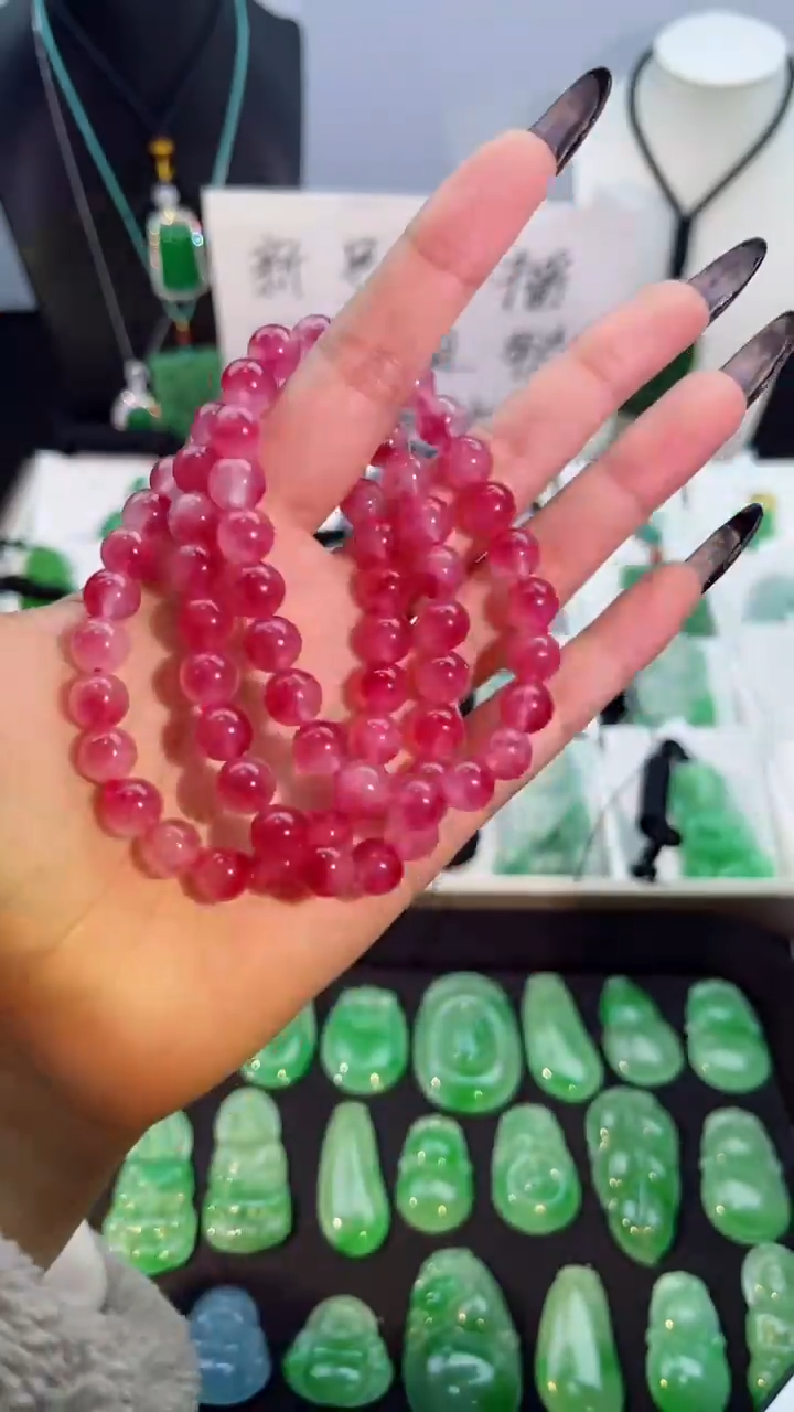 【闪购商品】翡翠手串未镶嵌翡翠手串翡翠天然手串