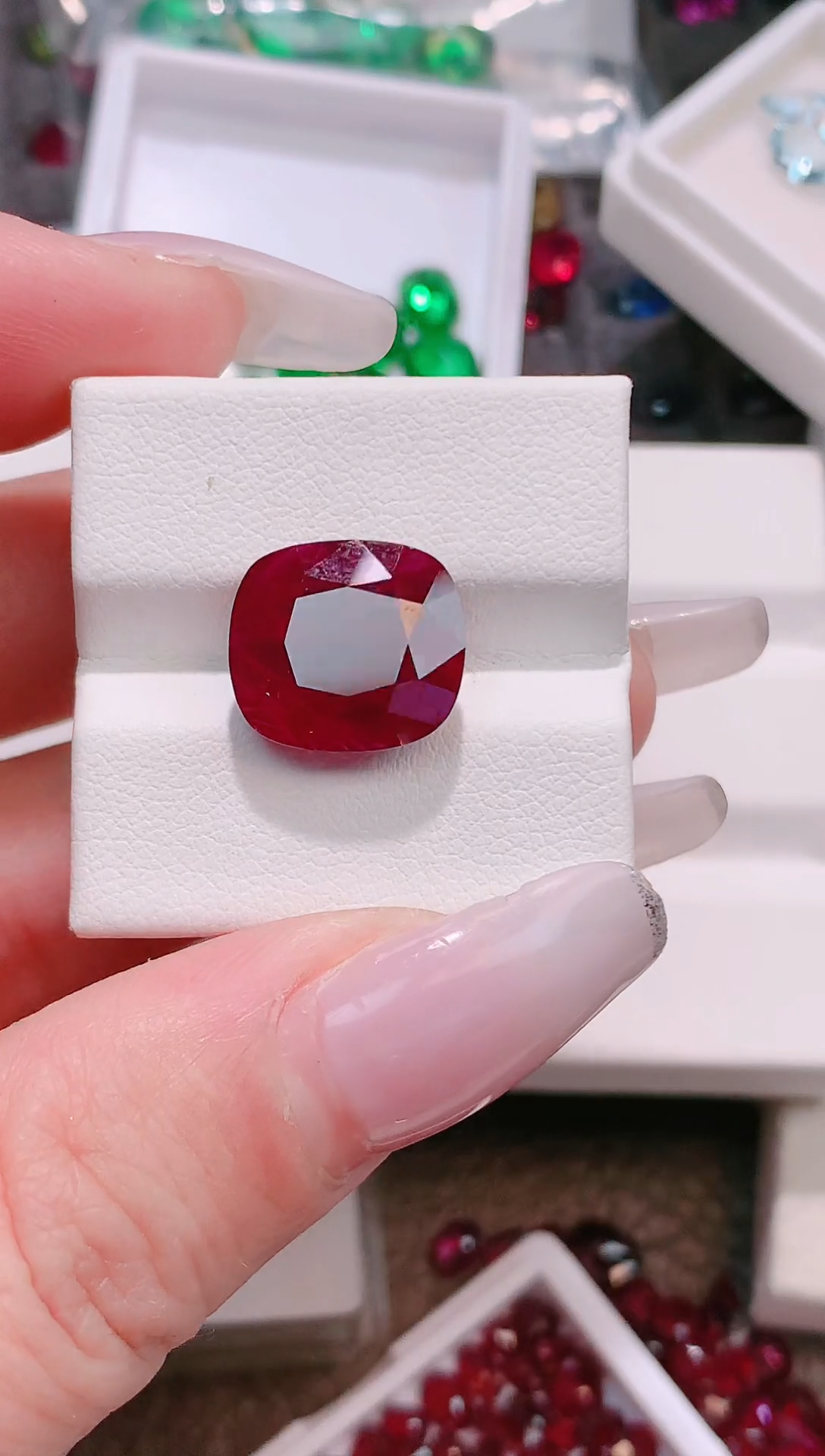 裸石红宝石9.7ct