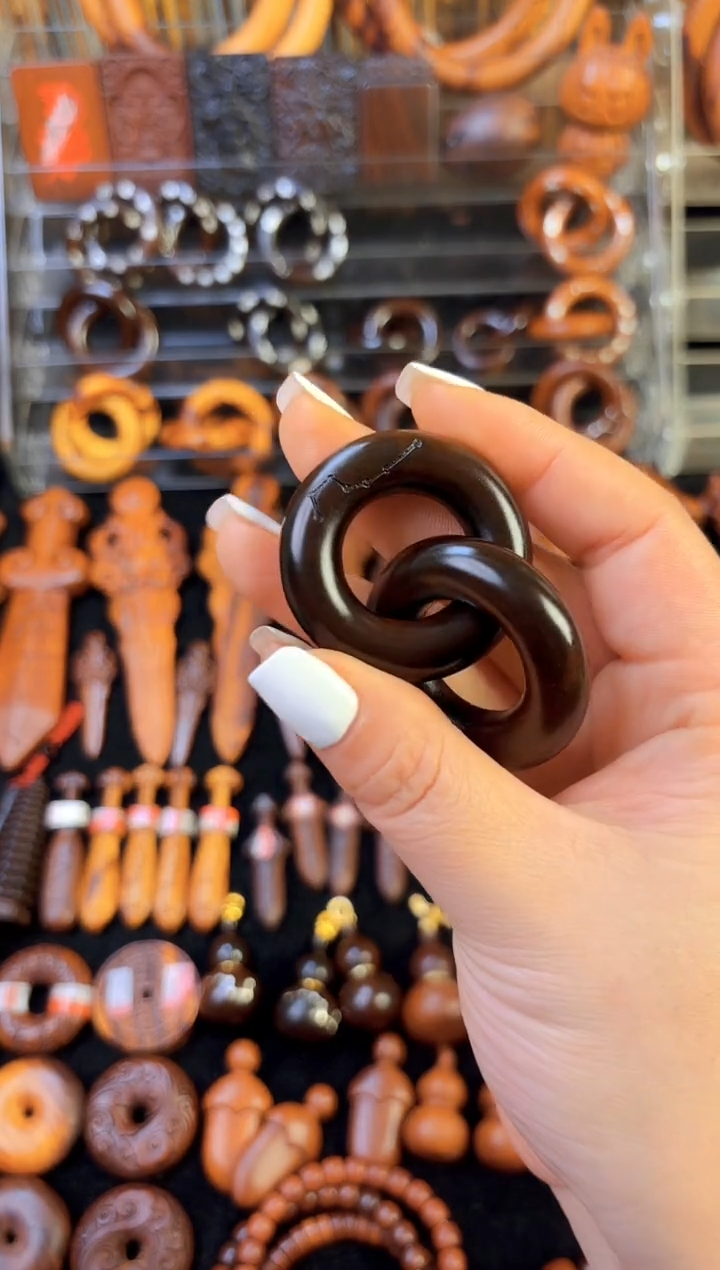 雷枣木玉化料乾坤圈2.0