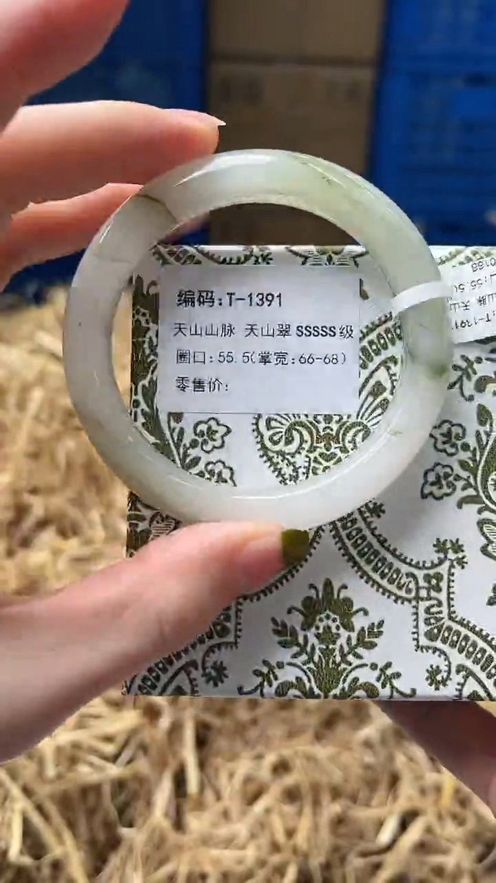 未镶嵌手镯石英质玉T1391