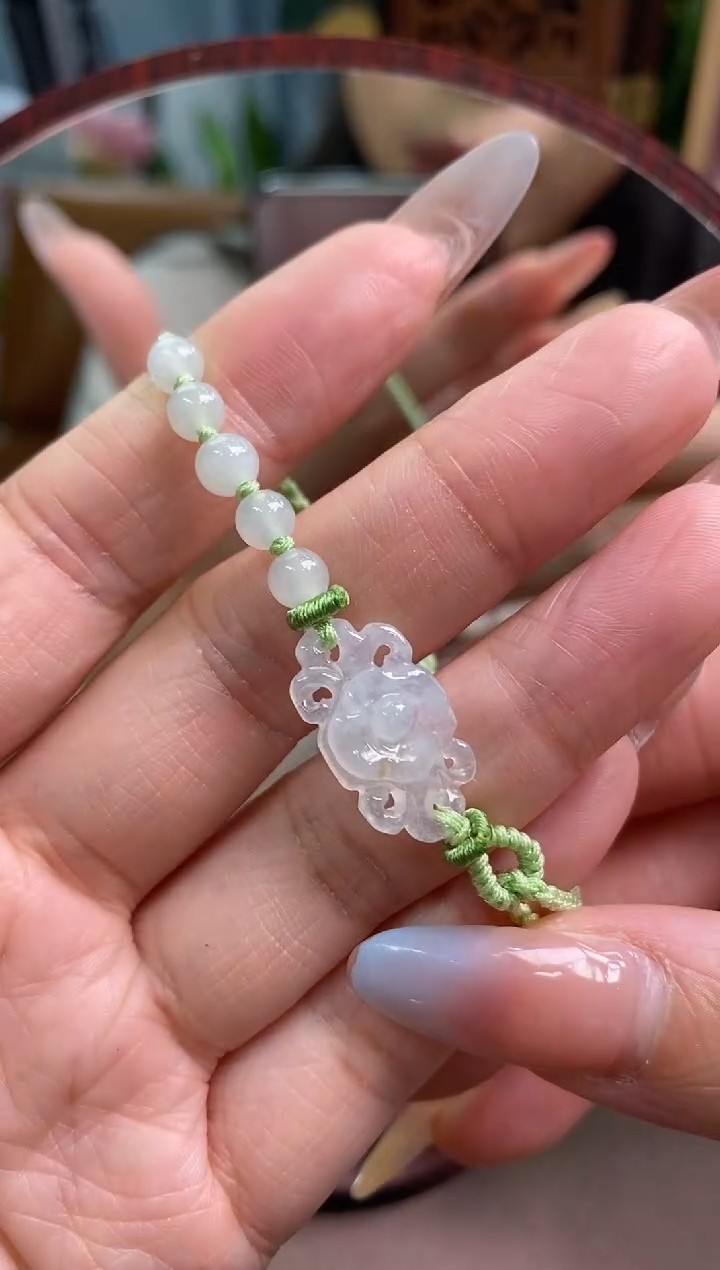 翡翠银S925镶嵌颈饰净货13539