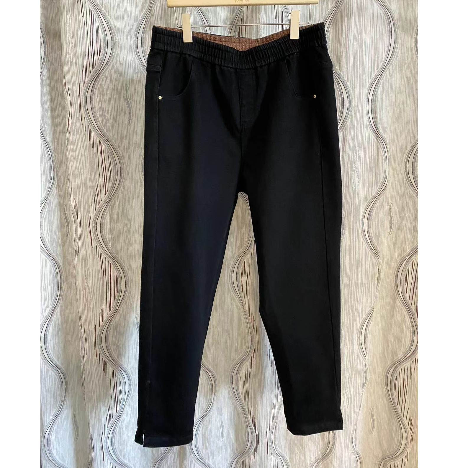 (N)胖人坊大码女装牛仔裤01131 衣长100