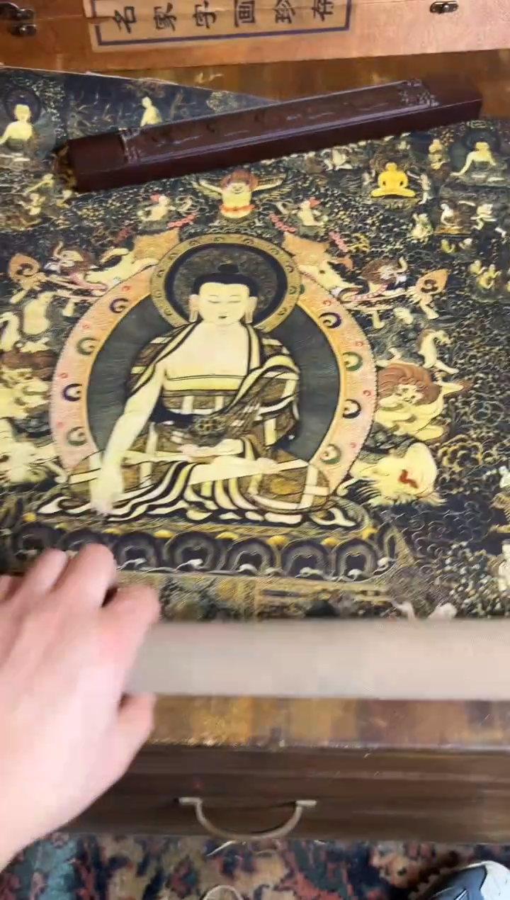 卷轴画手绘唐卡001