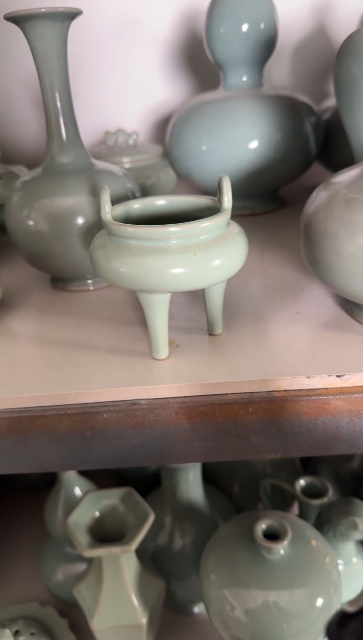 汝瓷平顶山汝瓷产品   香炉