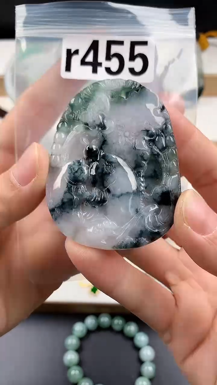 颈饰未镶嵌翡翠天然翡翠吊坠挂件