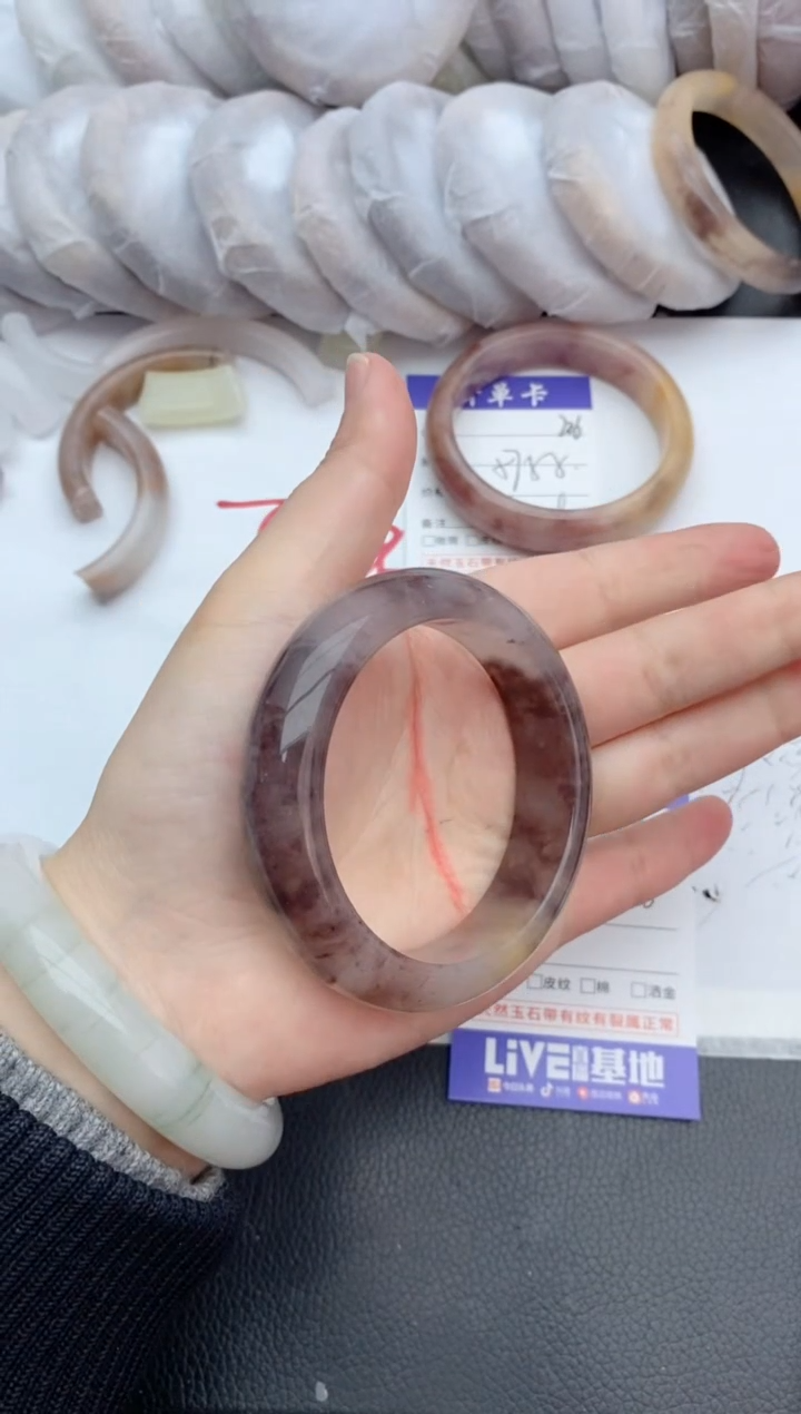 【闪购商品】石英质玉未镶嵌手镯265+55/56