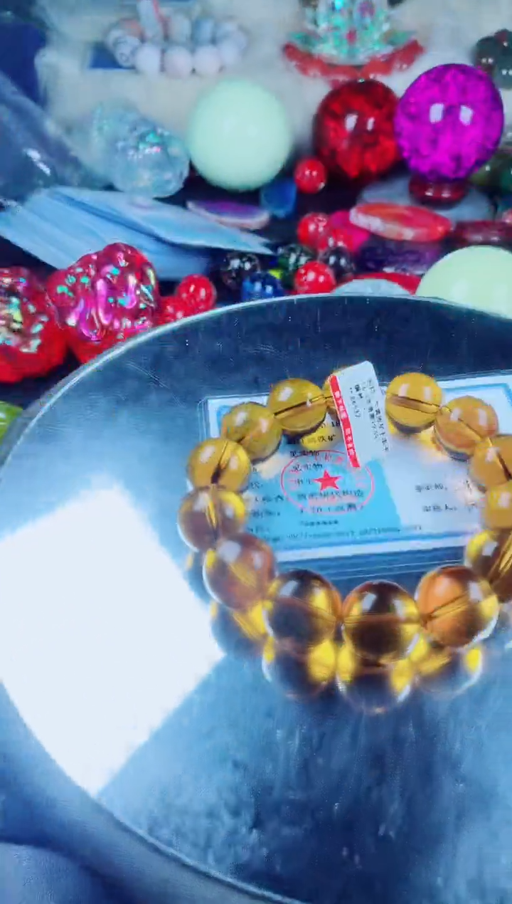 菱锰矿未镶嵌手串牛黄原矿卡16