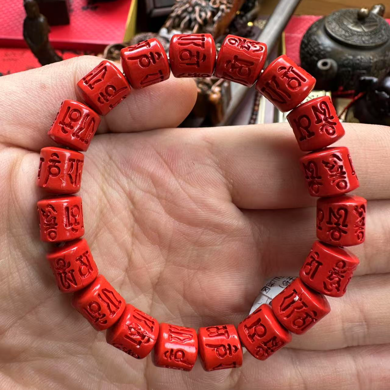 天然辰砂【闪购商品】-朱砂直切手串