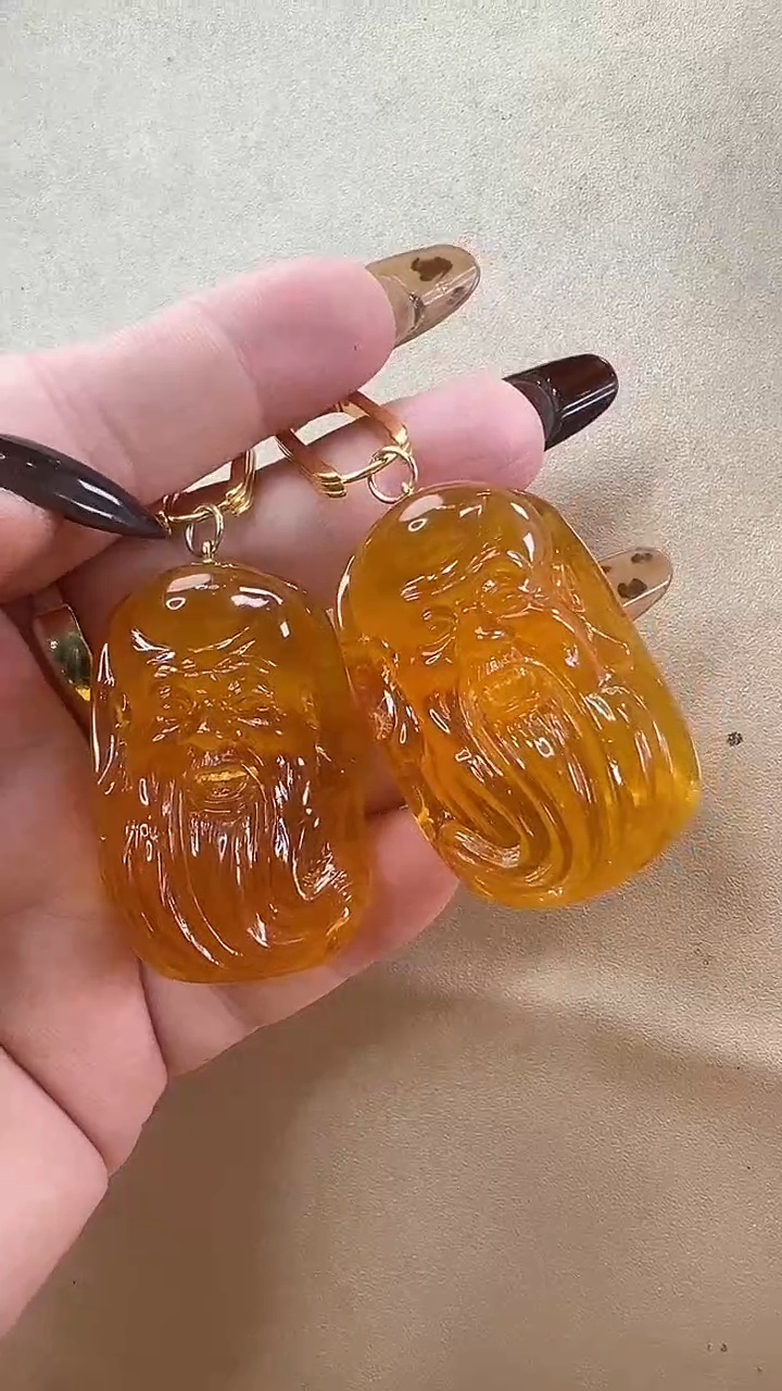 【闪购商品】琥珀耳饰未镶嵌耳环