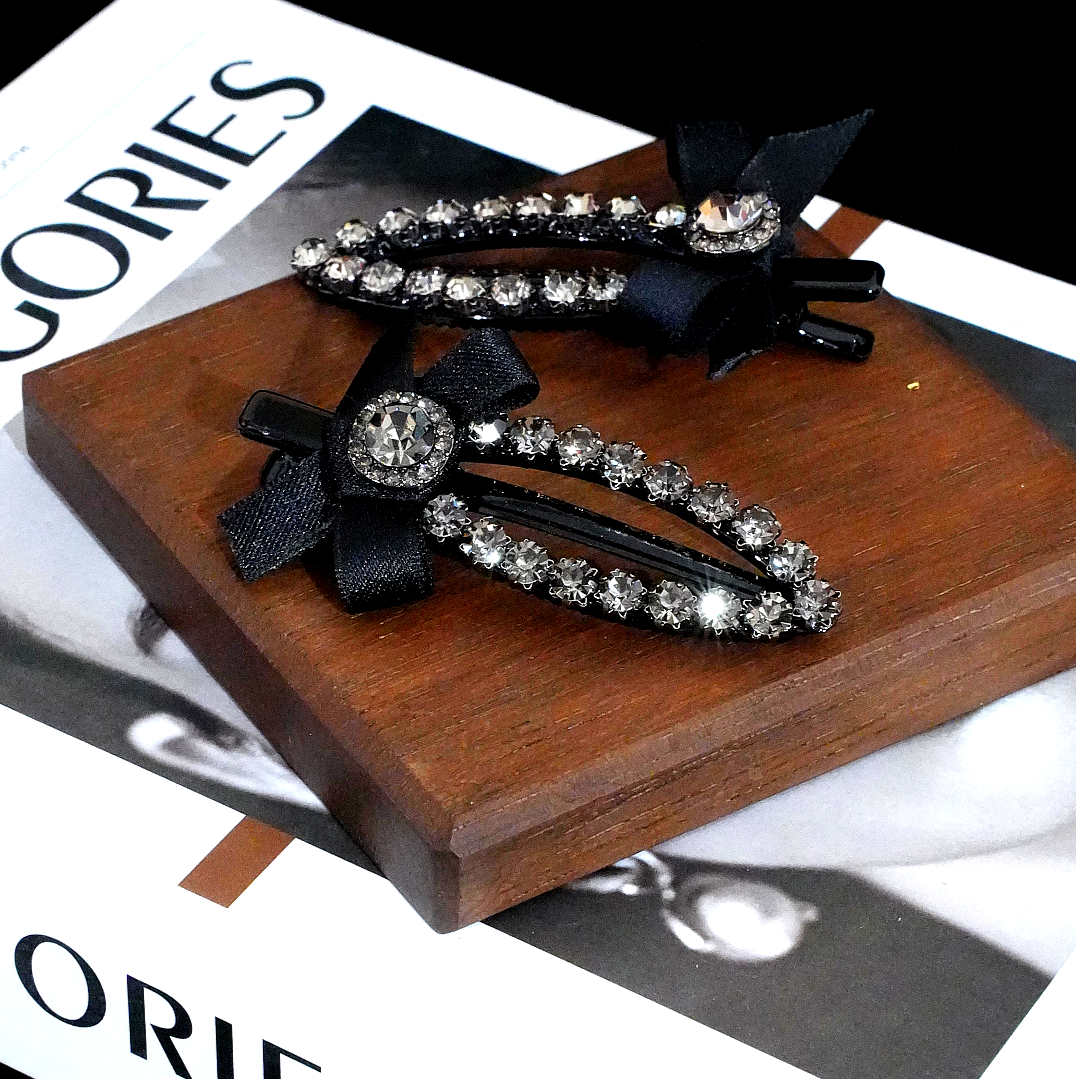 【FNQ071】千时尚双面边夹法式女韩版复古简约气质百搭边夹