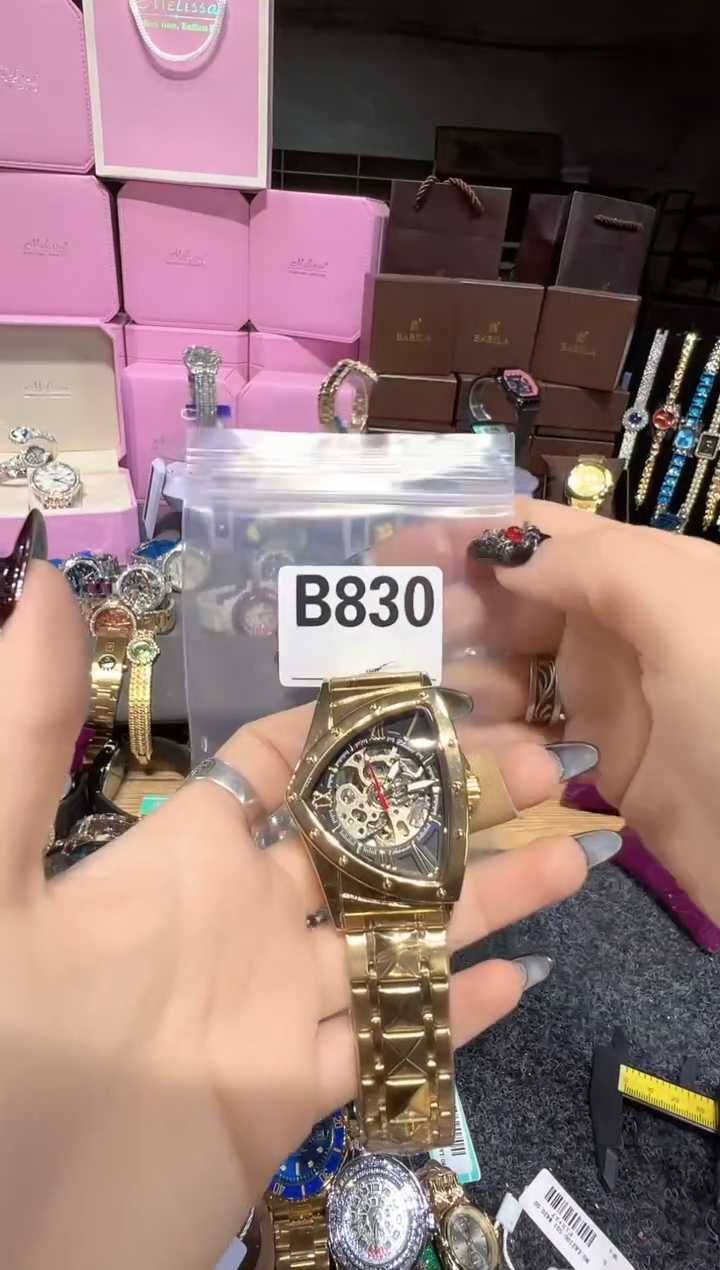 石英机芯不锈钢不锈钢直播定闪专用