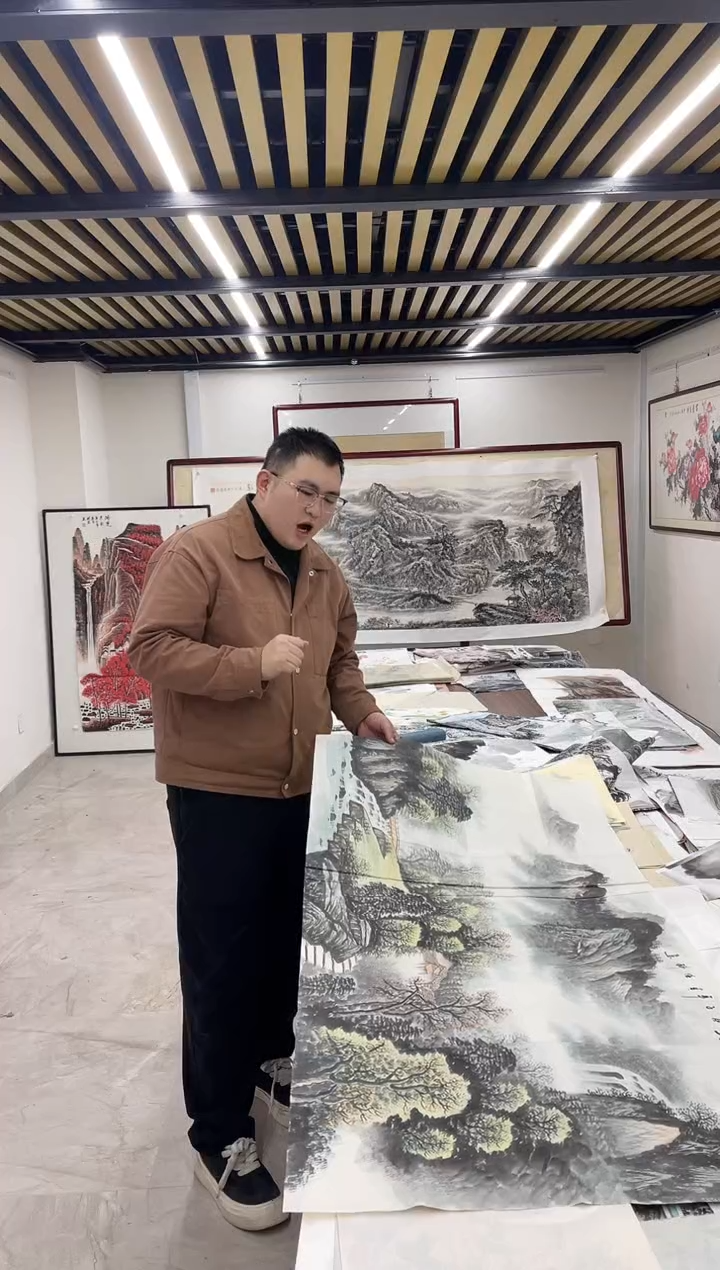 国画融易专属链接-任科山谷幽居带证书