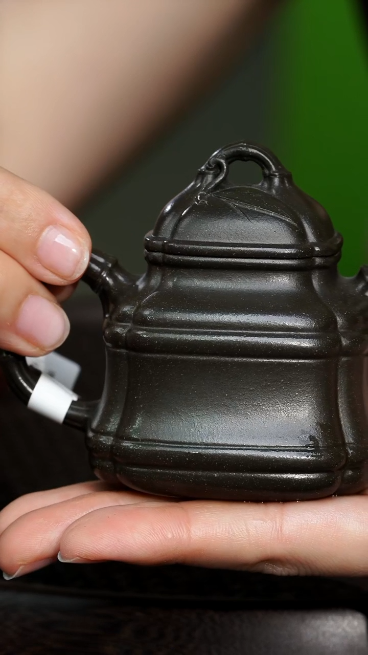 汉*堡ZH-0045四方竹鼎（小）-老天青-100cc