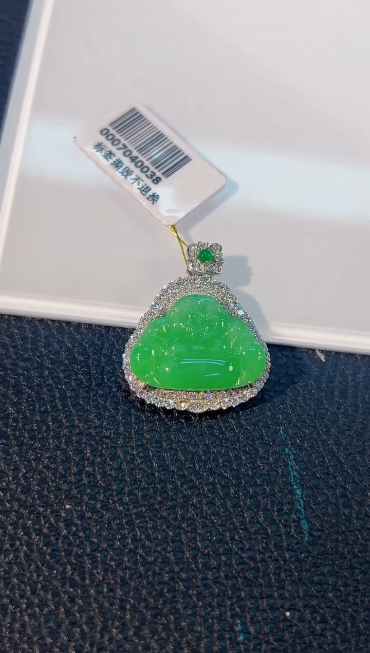 颈饰未镶嵌翡翠 缅料A货/支持复检/一件
