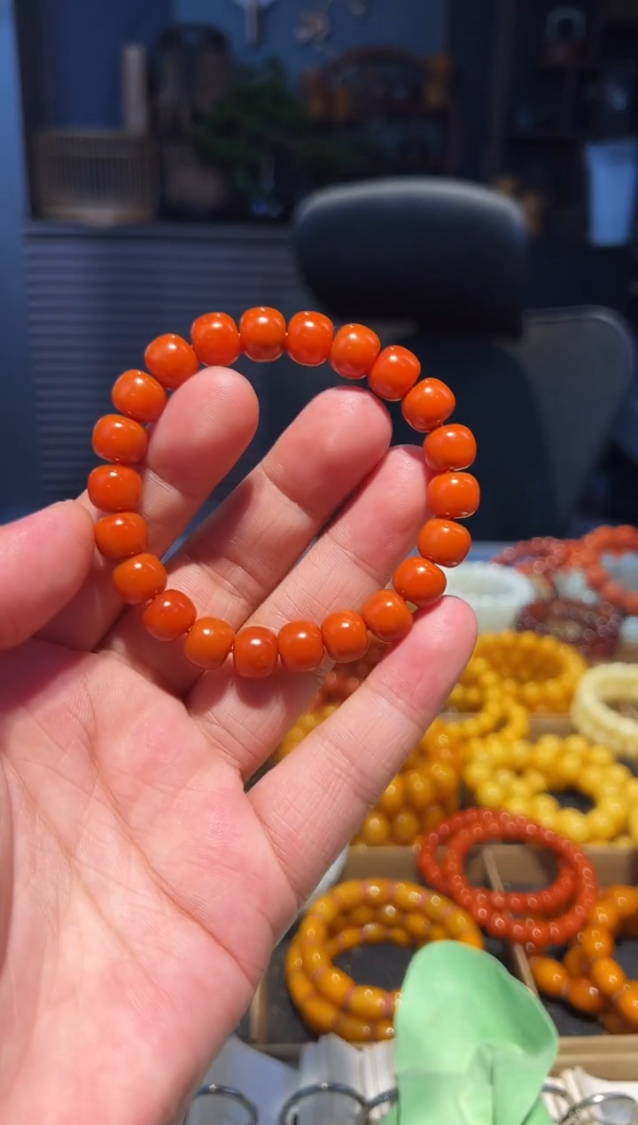未镶嵌手串南红玛瑙10+