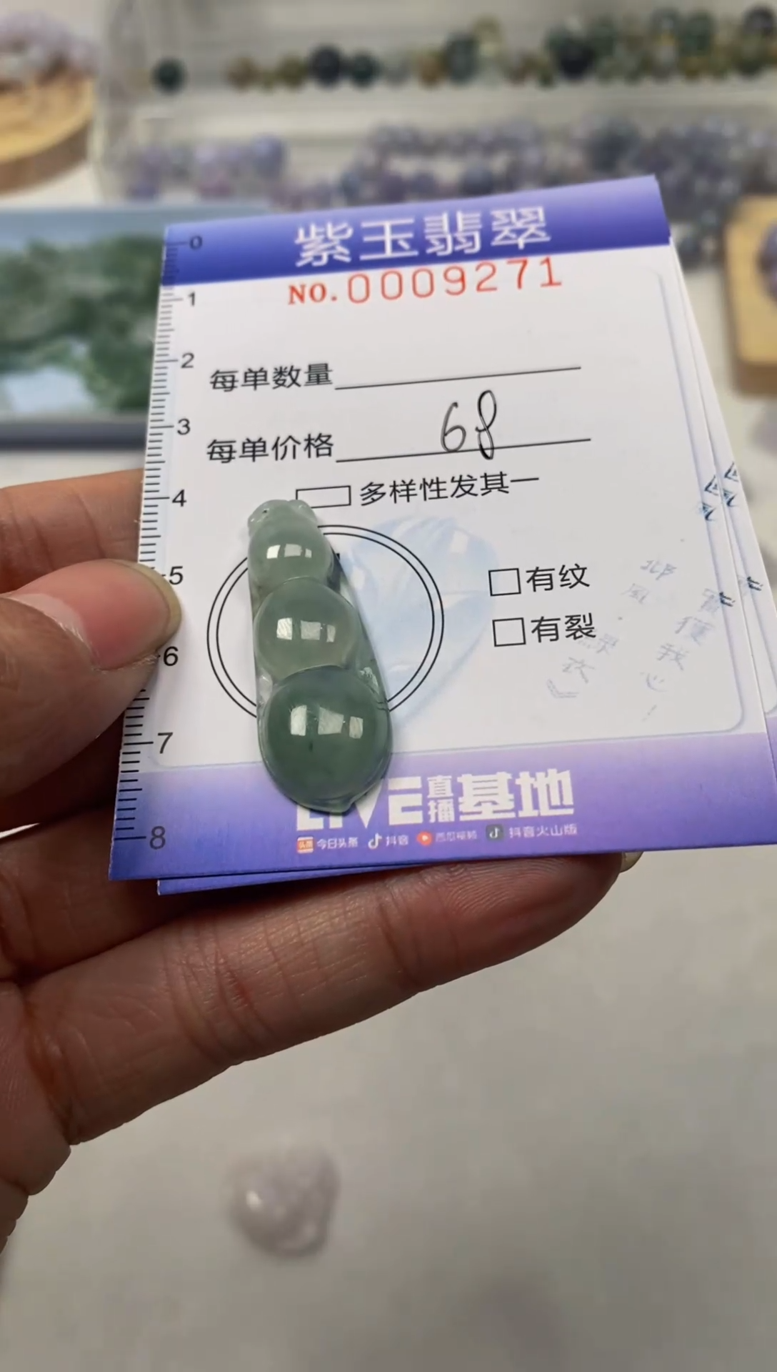 【闪购商品】翡翠颈饰未镶嵌挂件