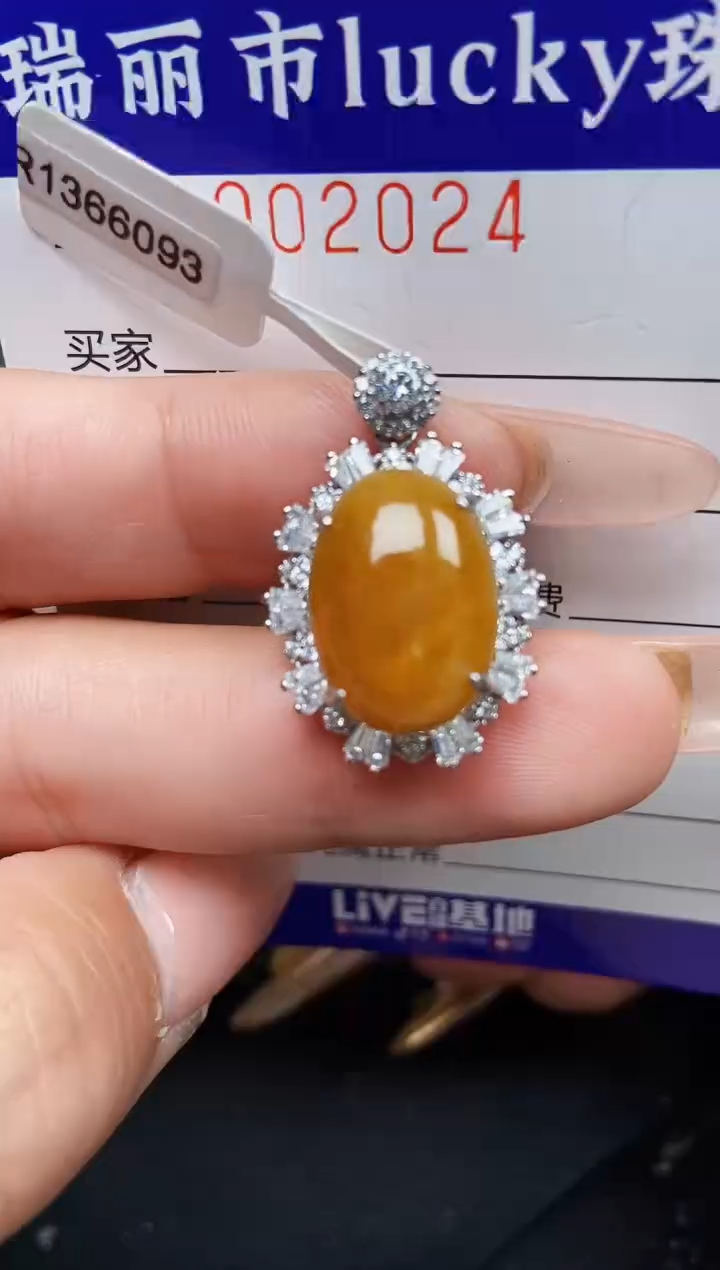 【闪购商品】翡翠颈饰银S925镶嵌2024