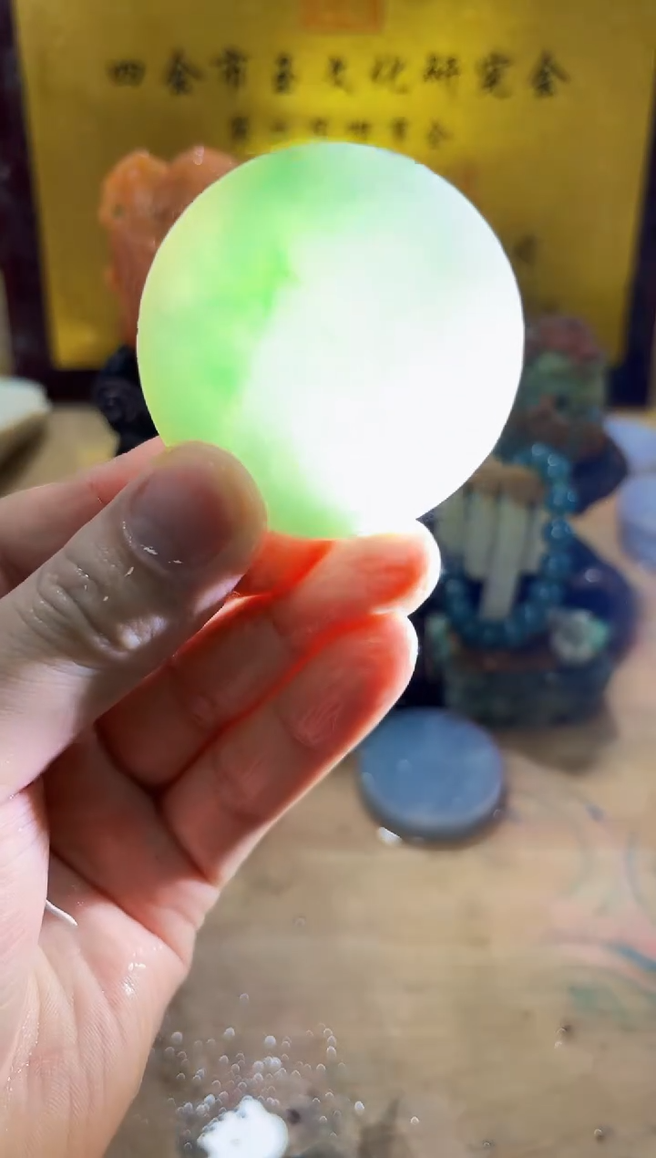 未镶嵌挂件翡翠A货常星7303