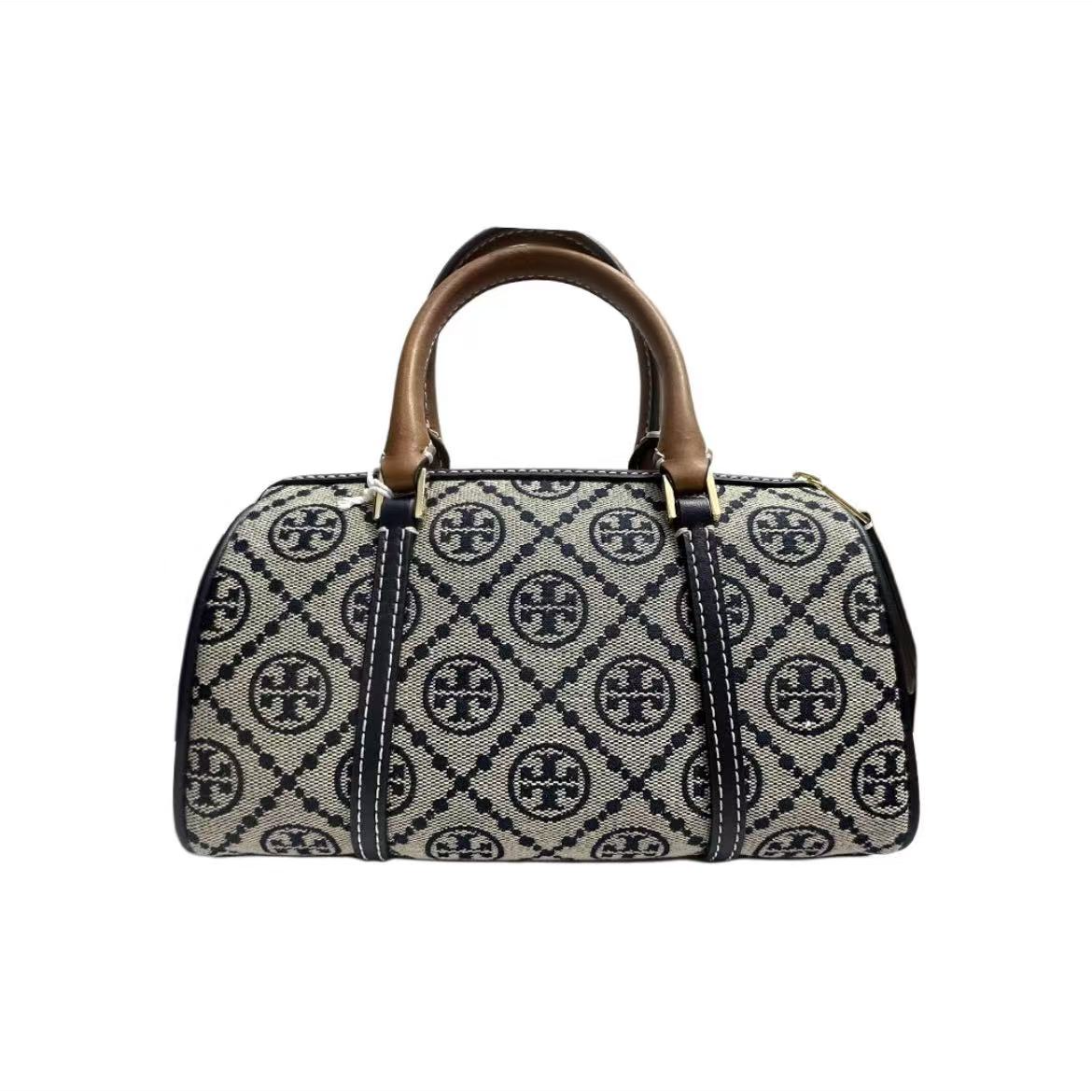 Tory Burch汤丽柏琦 XG T MONOGRAM藏蓝老花波士顿170417-405 