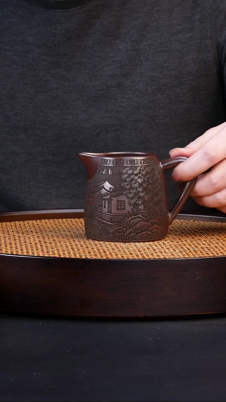 茶杯紫砂宜兴原矿全手工紫砂杯