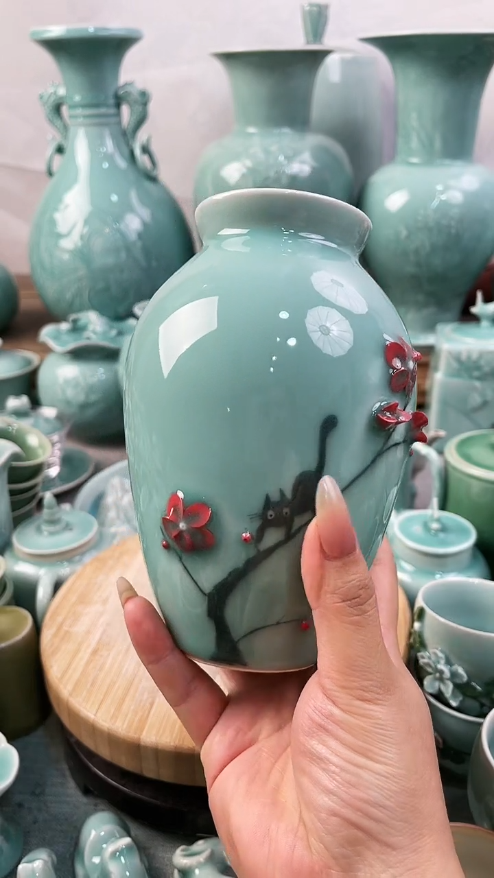 【闪购商品】手工捏花 福利款 慧仙青瓷 瓷器