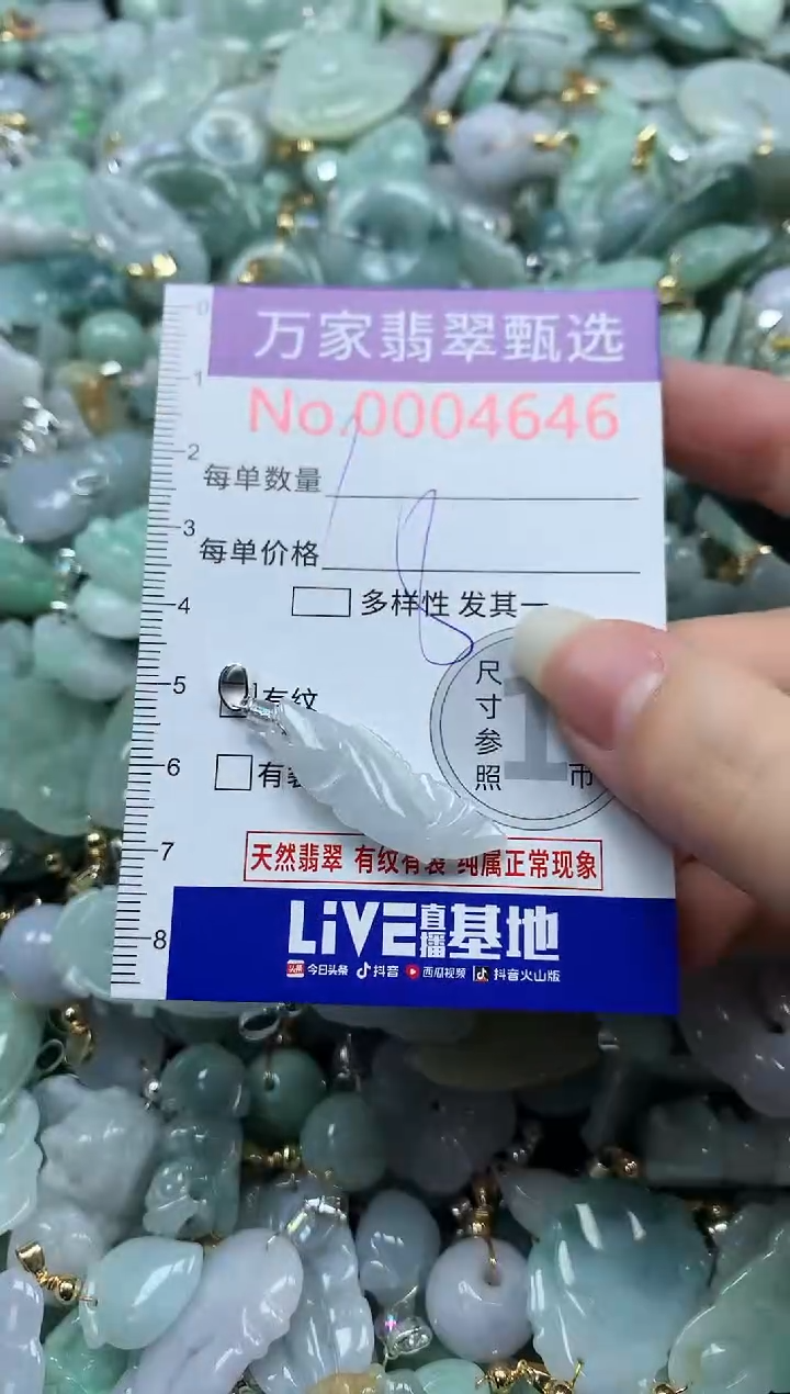 吊坠(不含链)未镶嵌翡翠4646