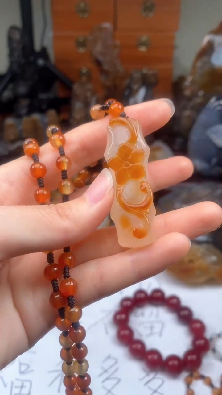 【闪购商品】玛瑙/玉髓颈饰未镶嵌AA