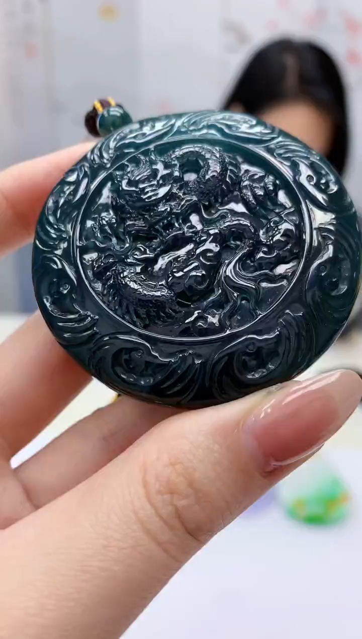 【闪购商品】定制翡翠未镶嵌3123jw-毛货挂件107