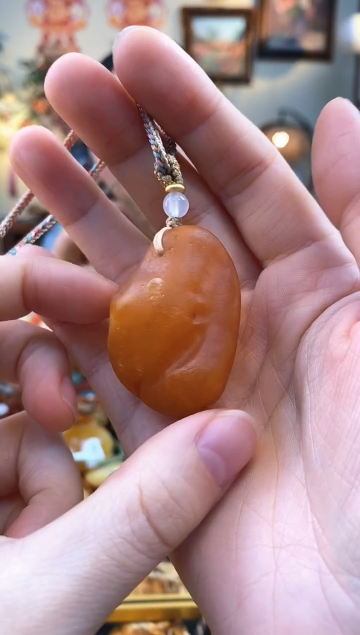 【闪购商品】琥珀颈饰未镶嵌吊坠