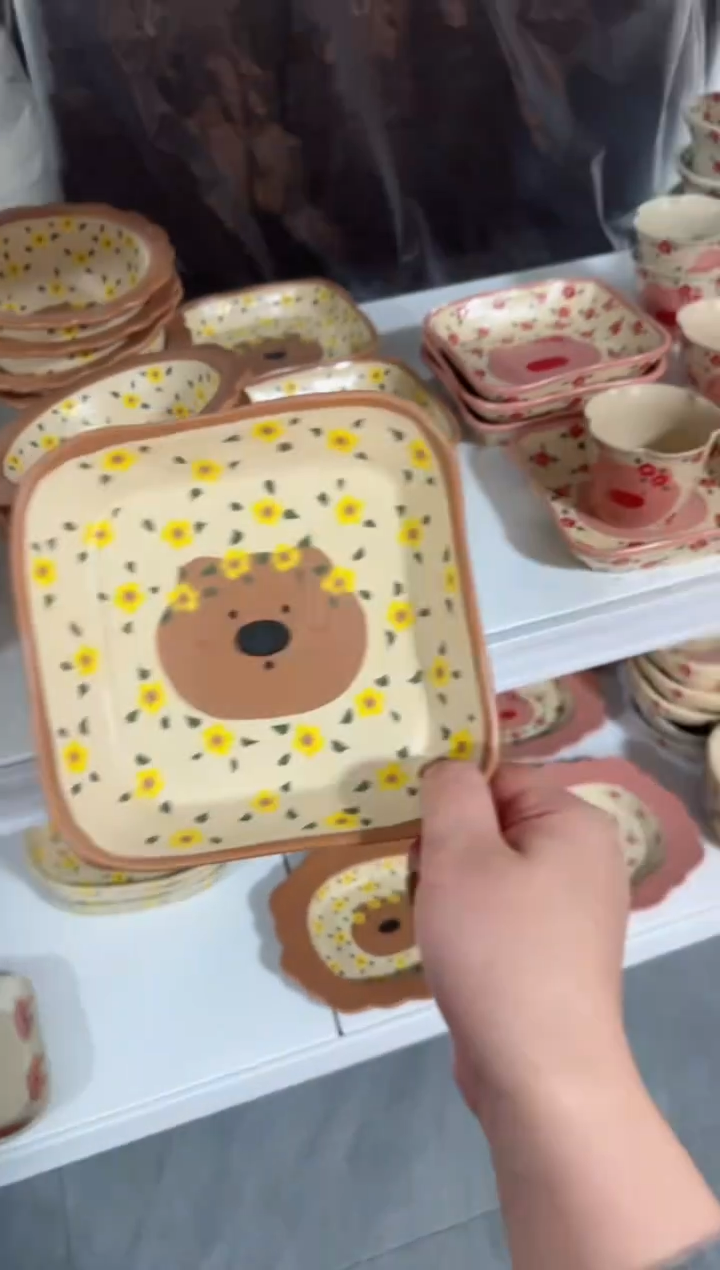 【闪购商品】小熊方盘高温瓷器