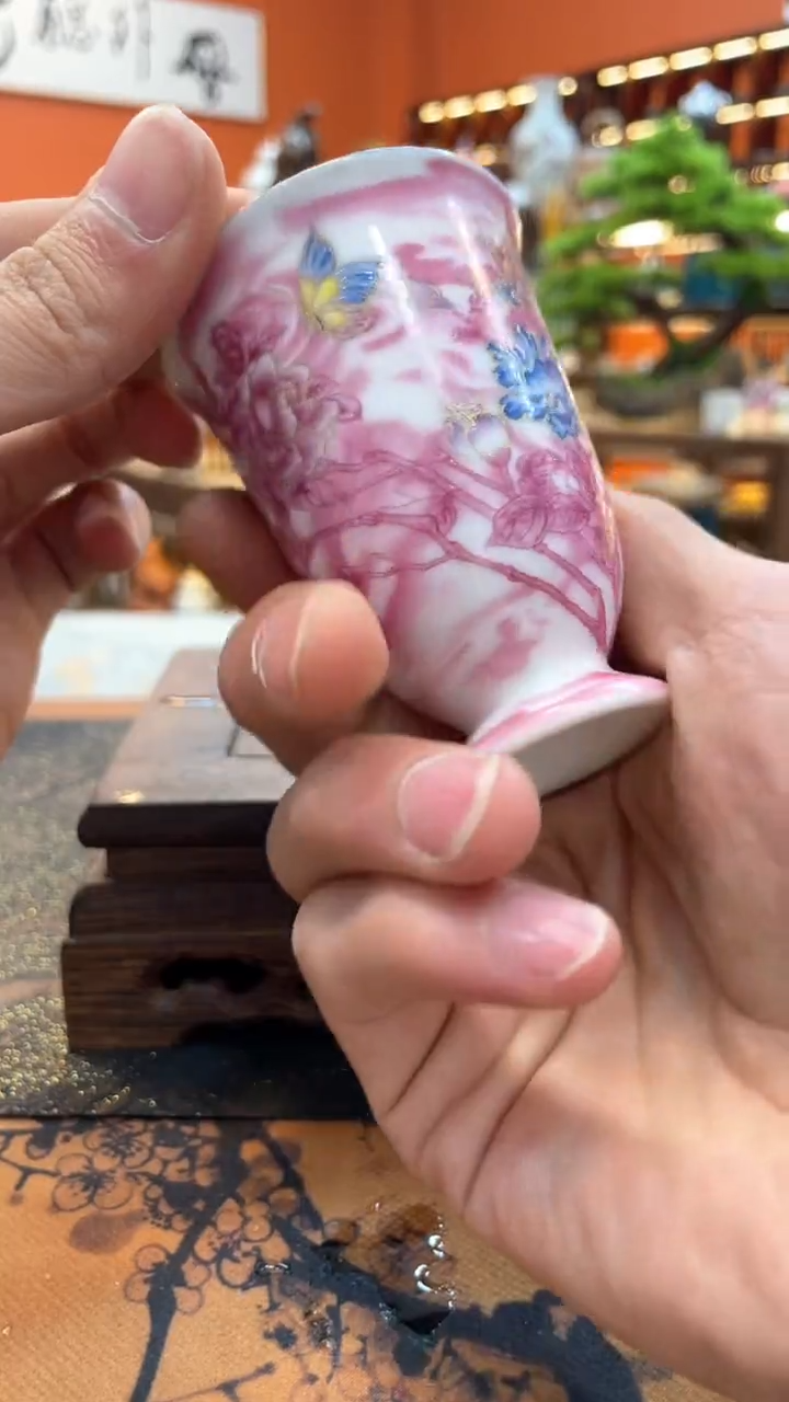 【闪购商品】@@@@@@@@@@@蝶恋花银杯