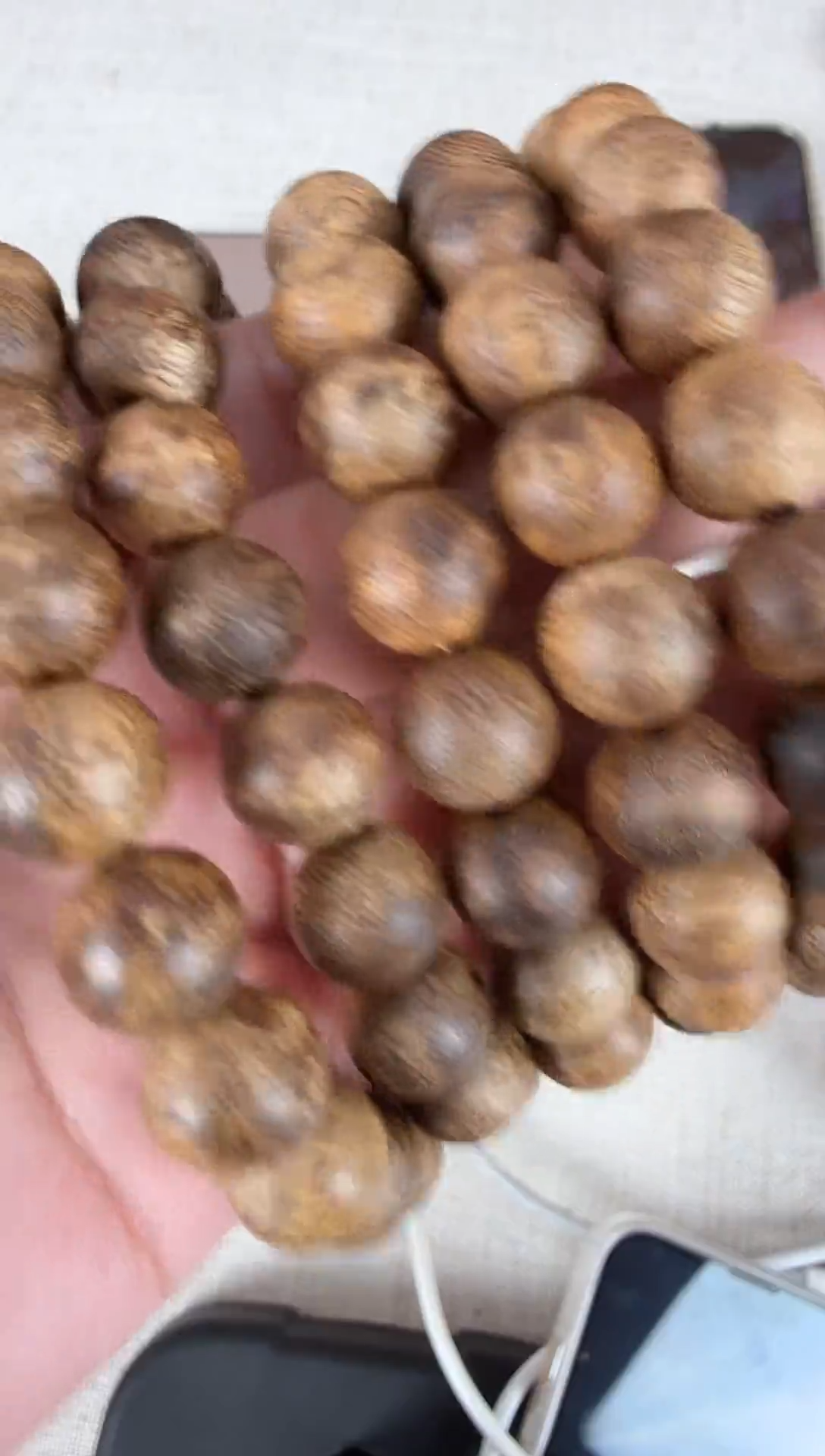 沉香沉香碎屑045沉香圆珠单圈卡1.0/5克多样性发其一