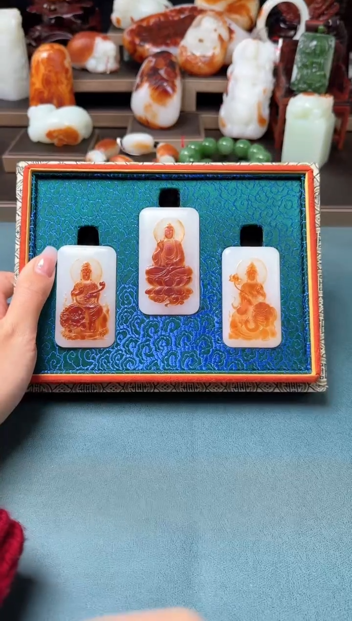 【闪购商品】和田玉挂件未镶嵌111xjl