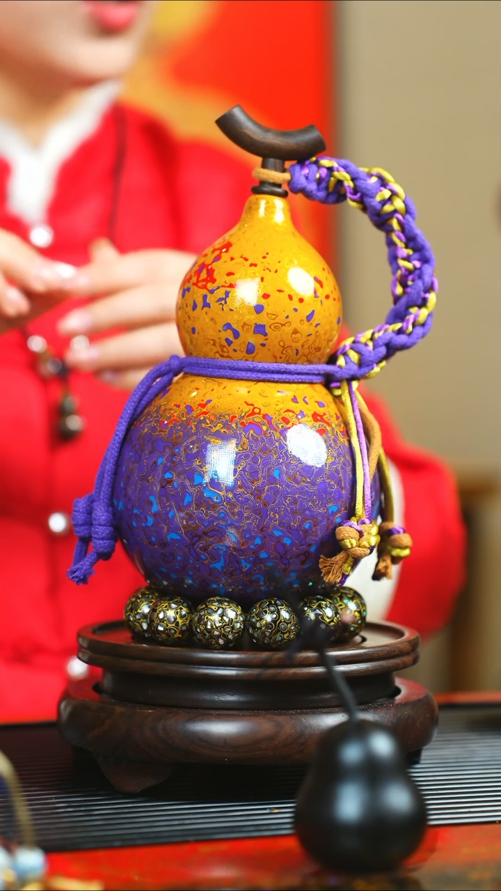 【闪购商品】JE058过年首选非遗大漆酒葫芦