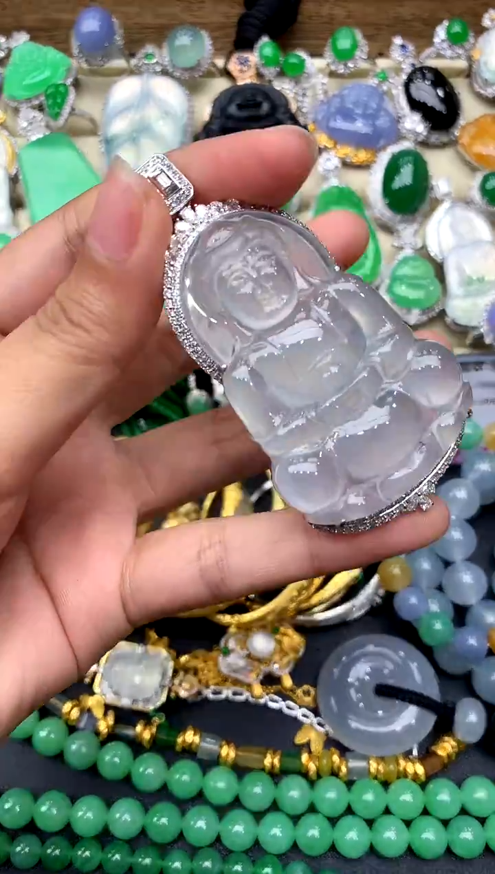 【闪购商品】翡翠颈饰18K金镶嵌207-中国好珍宝