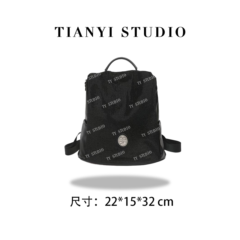 【TY】SKL-7806-黑色 轻奢高级单肩斜跨链条通勤女包包