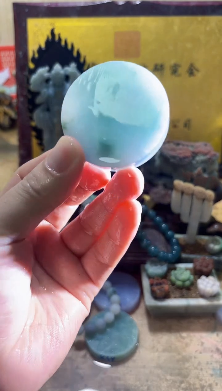 未镶嵌挂件翡翠A货常星8112