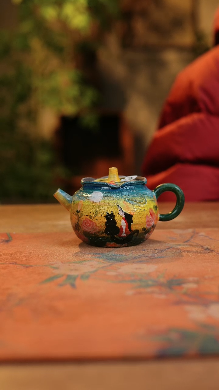 【闪购商品】瓷片1224景德镇手工手绘釉下彩高温瓷