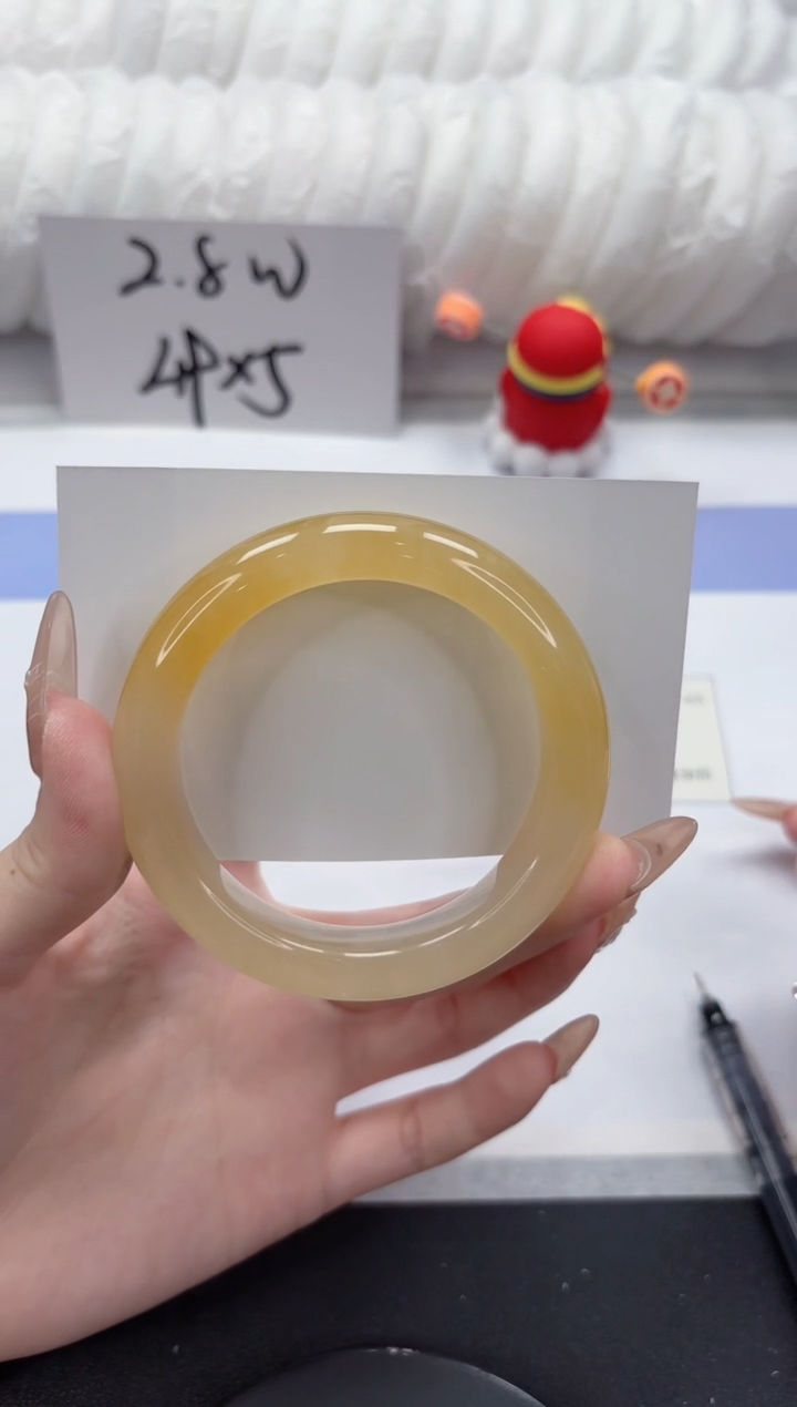 石英质玉未镶嵌手镯A321-56