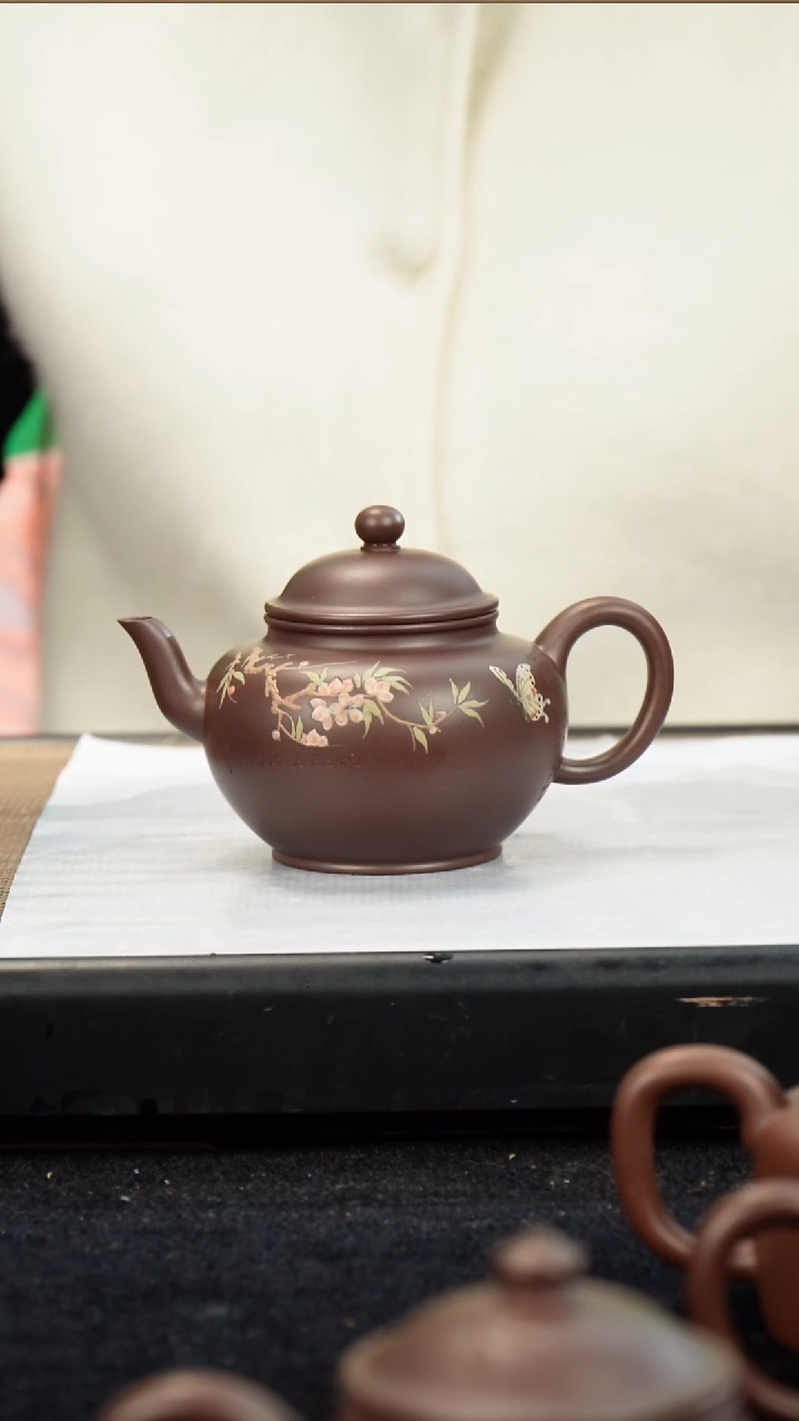 茶壶紫砂煦**阳老紫泥宫灯160